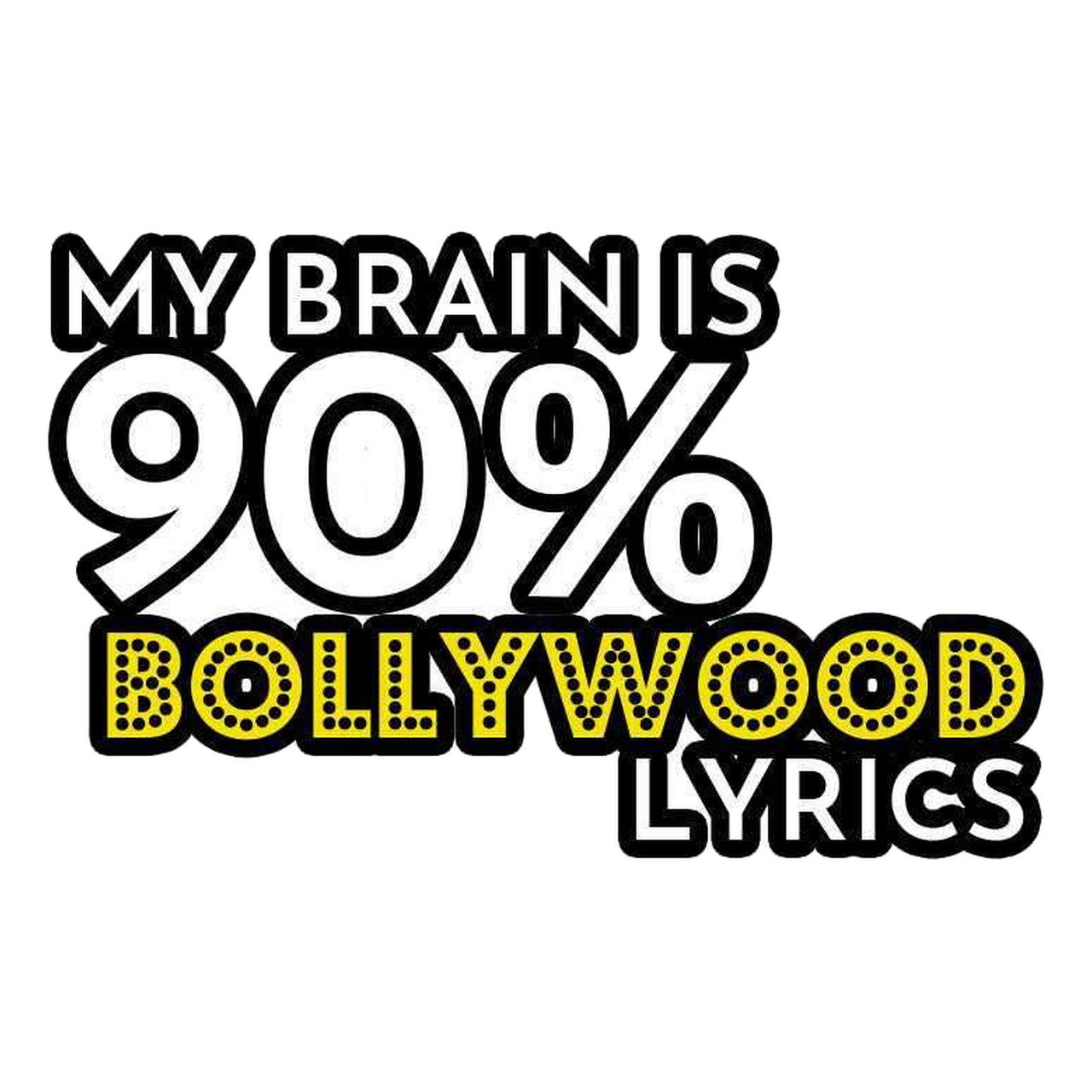 Bollywood Brain - Indian & Desi sticker
